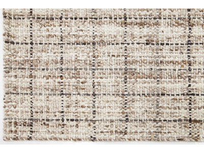 Modern Textured Wool Rug 5 X 8