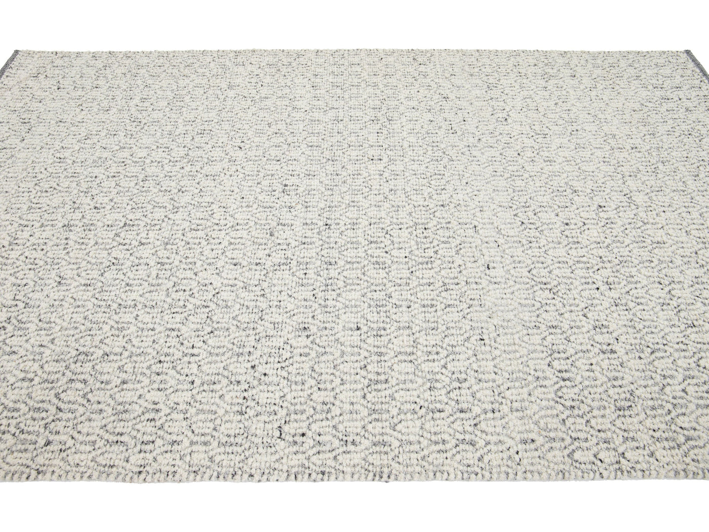 Modern Textured Wool Rug 5 X 8