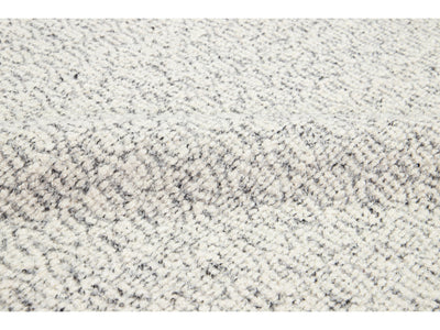 Modern Textured Wool Rug 5 X 8