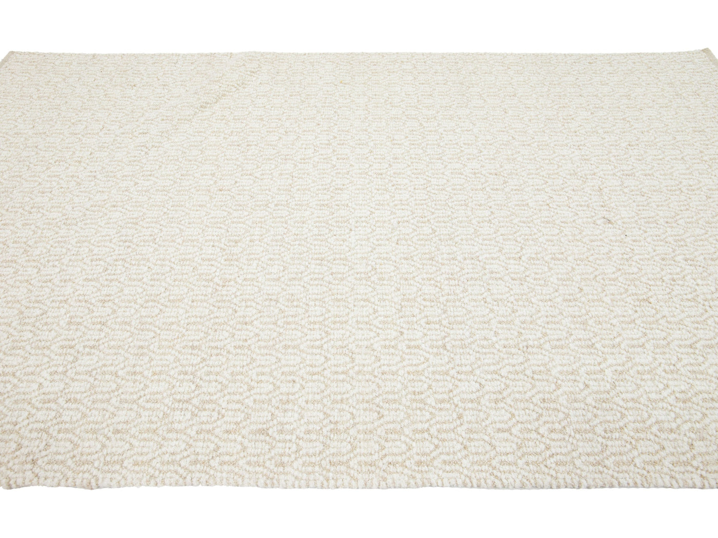 Modern Textured Wool Rug 5 X 8