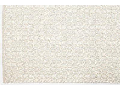 Modern Textured Wool Rug 5 X 8