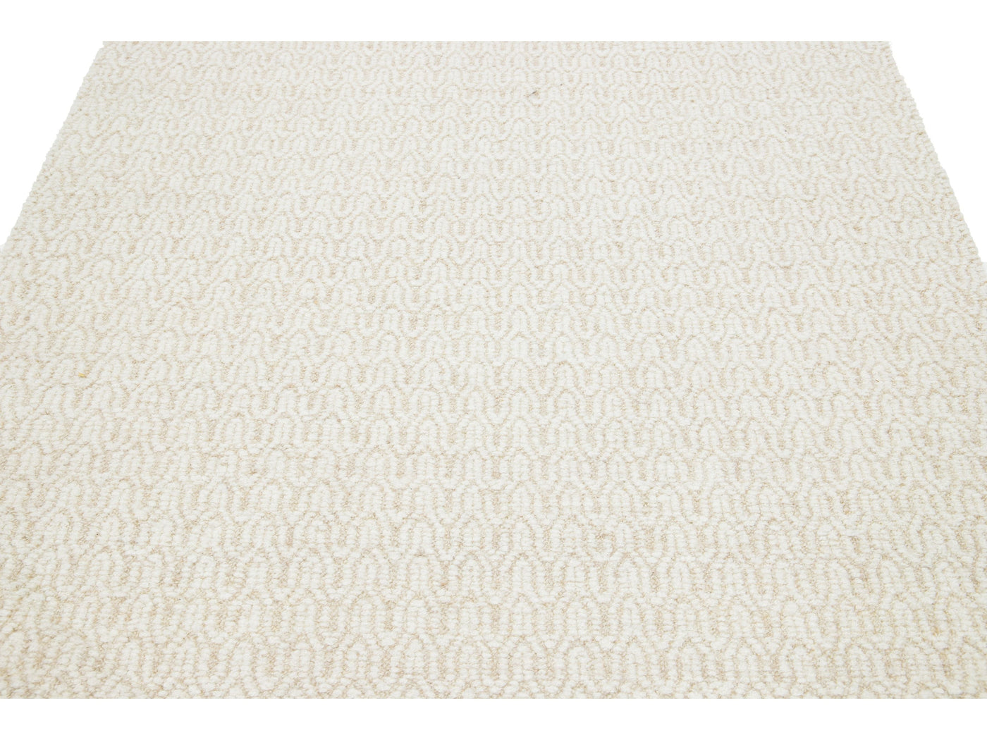 Modern Textured Wool Rug 5 X 8