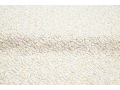 Modern Textured Wool Rug 5 X 8