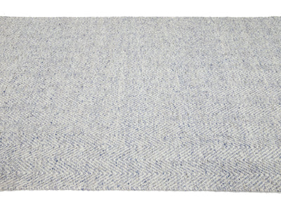 Modern Textured Wool Rug 5 X 8