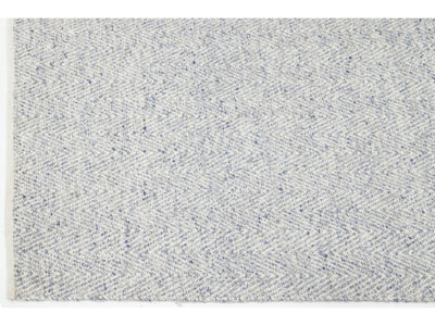 Modern Textured Wool Rug 5 X 8