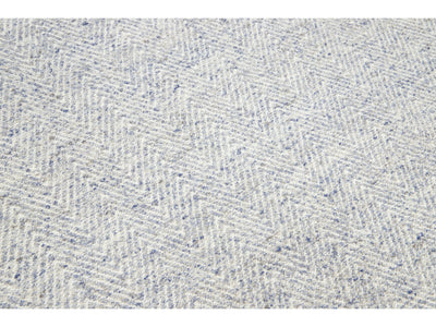 Modern Textured Wool Rug 5 X 8