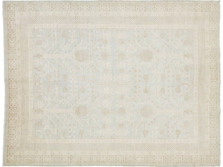 Modern Khotan Wool Rug 9 X 11