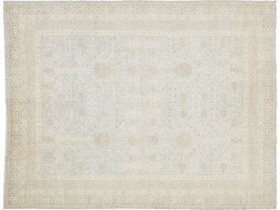 Modern Khotan Wool Rug 9 X 11