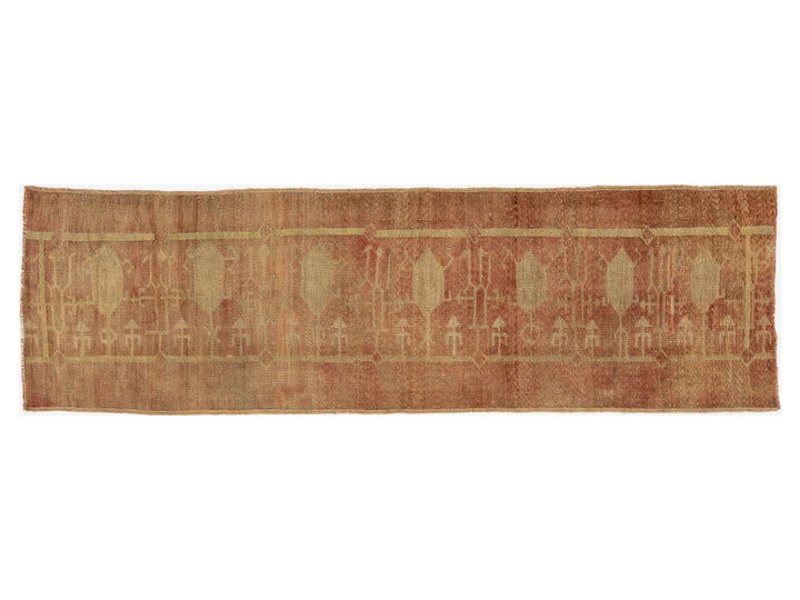 Vintage Turkish Anatolian Wool Runner Rug 2 X 8