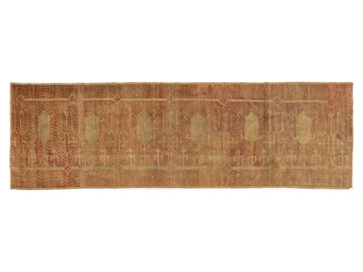 Vintage Turkish Anatolian Wool Runner Rug 2 X 7