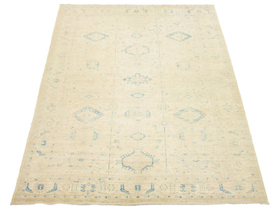 Modern Khotan Wool Rug 12 X 18