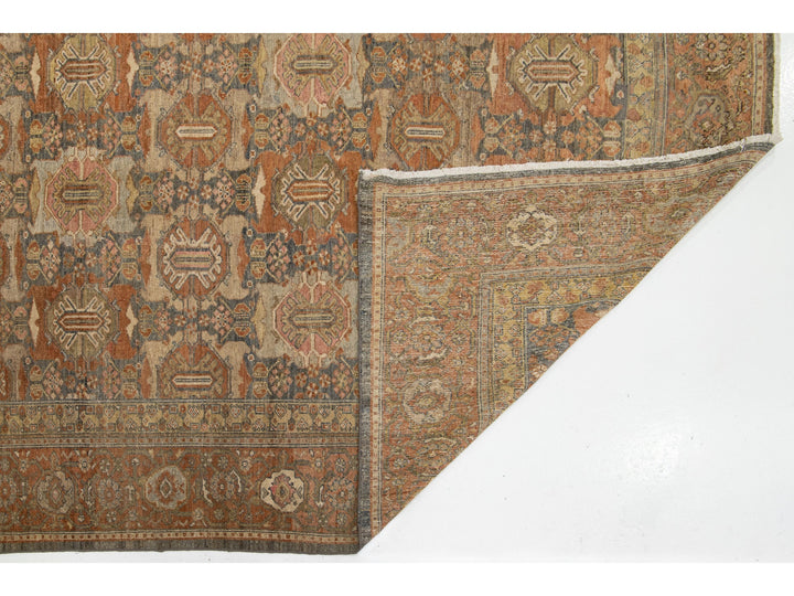 Antique Malayer Wool Rug 10 x 17