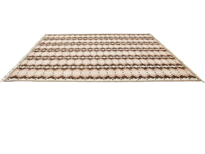 Modern Moroccan Wool Rug 8 X 12