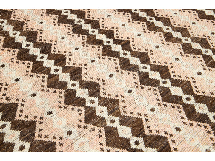 Modern Moroccan Wool Rug 8 X 12