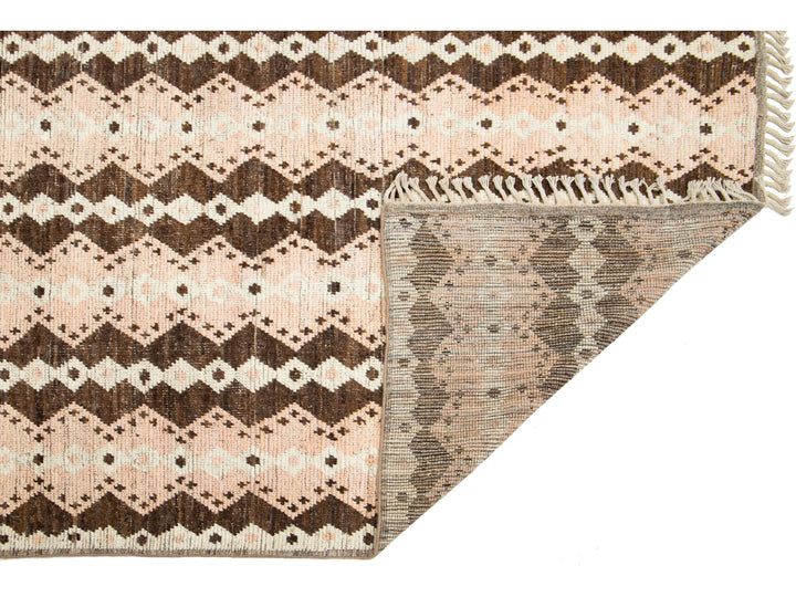 Modern Moroccan Wool Rug 8 X 12