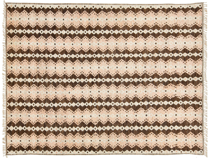 Modern Moroccan Wool Rug 8 X 12