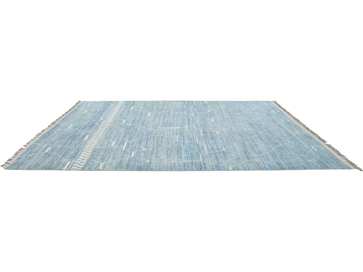 Modern Moroccan Wool Rug 10 X 14