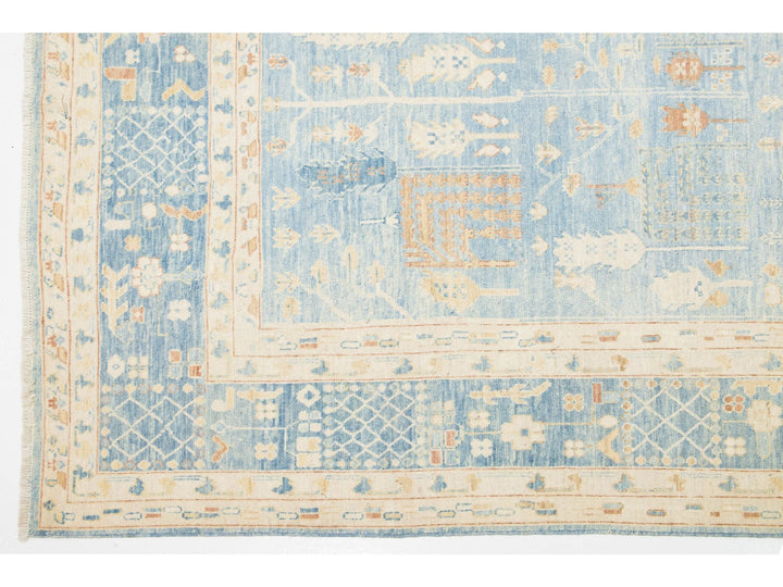 Modern Khotan Wool Rug 10 X 13
