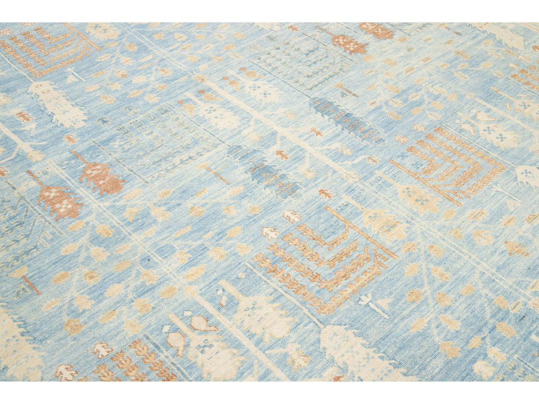 Modern Khotan Wool Rug 10 X 13
