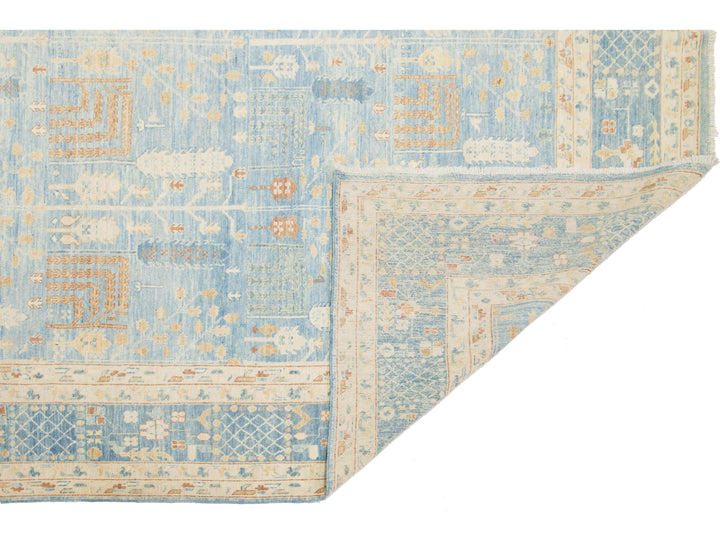 Modern Khotan Wool Rug 10 X 13