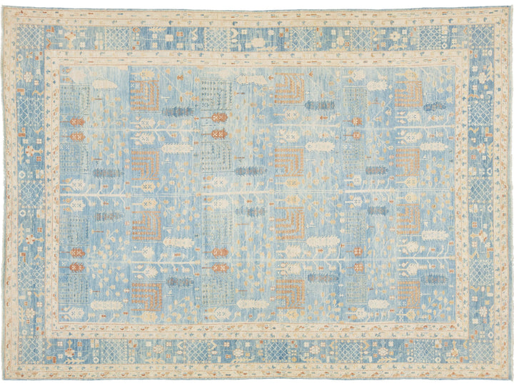 Modern Khotan Wool Rug 10 X 13