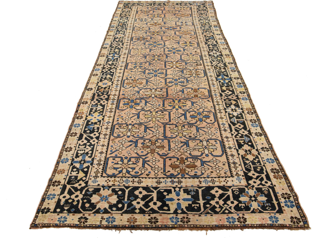 Antique Karabagh Wool Rug 5 X 13