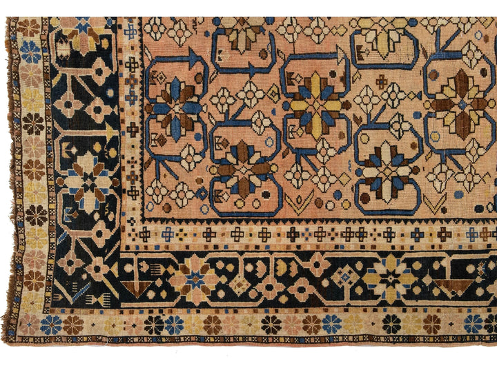 Antique Karabagh Wool Rug 5 X 13