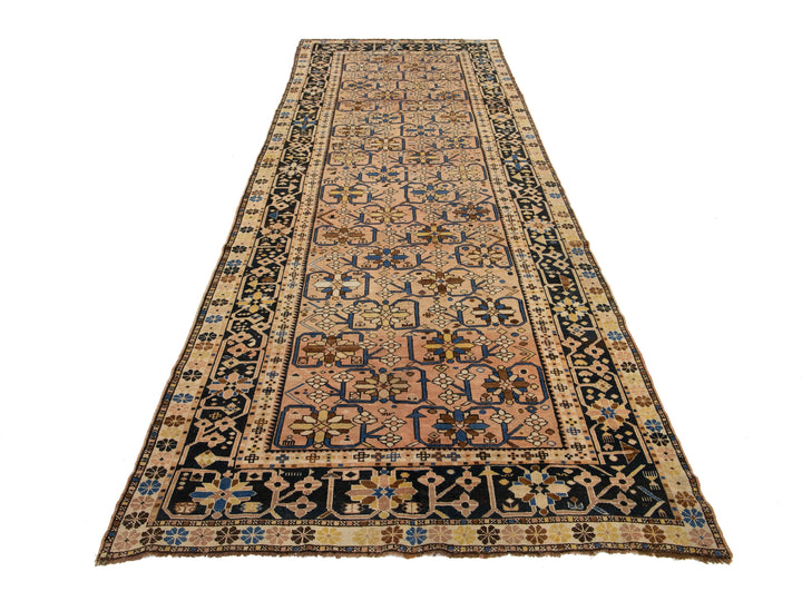 Antique Karabagh Wool Rug 5 X 13
