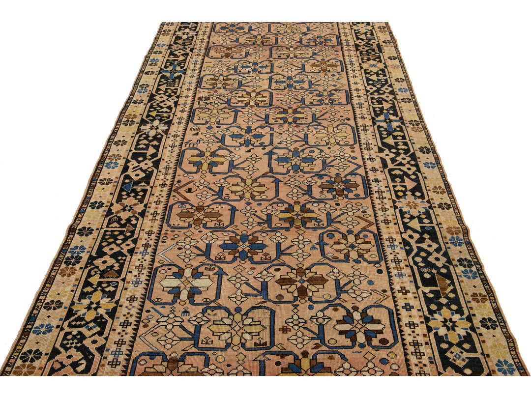Antique Karabagh Wool Rug 5 X 13