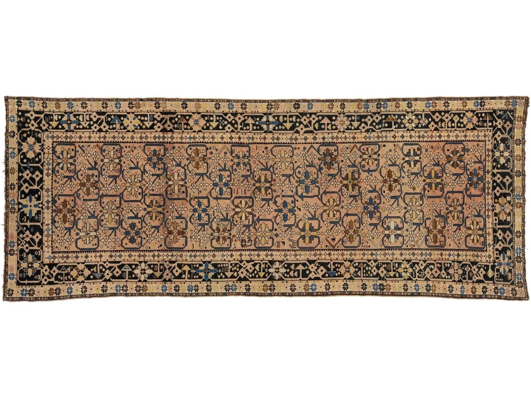 Antique Karabagh Wool Rug 5 X 13