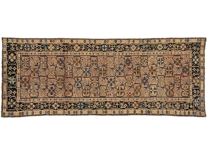 Antique Karabagh Wool Rug 5 X 13