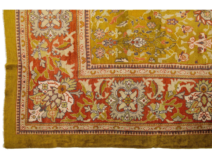Antique Persian Sultanabad Wool Rug 13 X 17