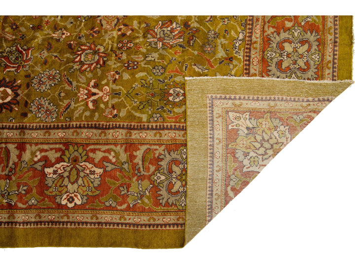 Antique Persian Sultanabad Wool Rug 13 X 17