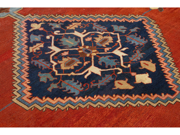 Antique Persian Bakshaish Wool Rug 14 X 20