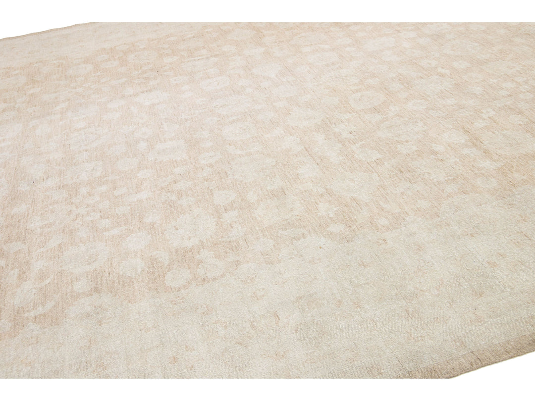 Modern Peshawar Wool Rug 12 X 14