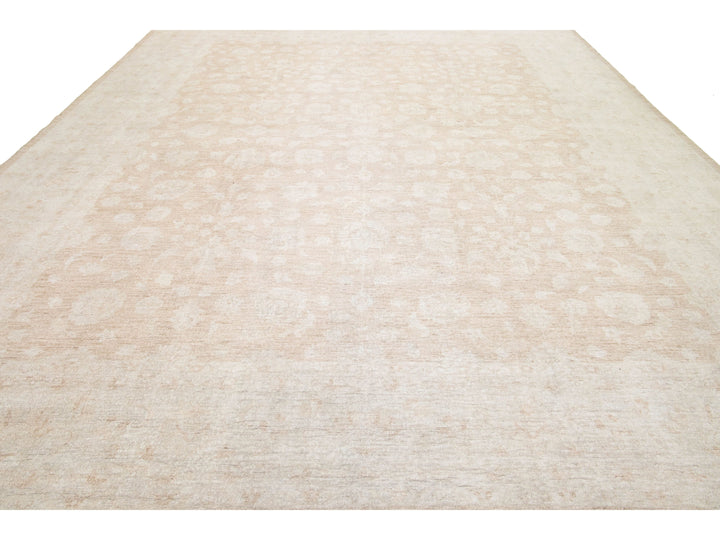 Modern Peshawar Wool Rug 12 X 14