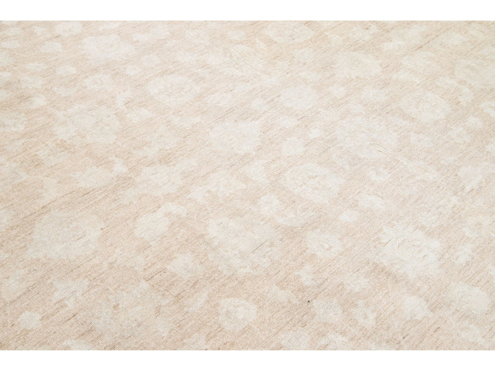 Modern Peshawar Wool Rug 12 X 14