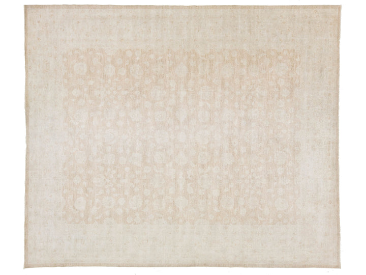 Modern Peshawar Wool Rug 12 X 14