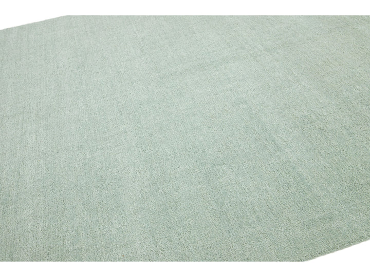 Modern Textured Wool Rug 9 X 12