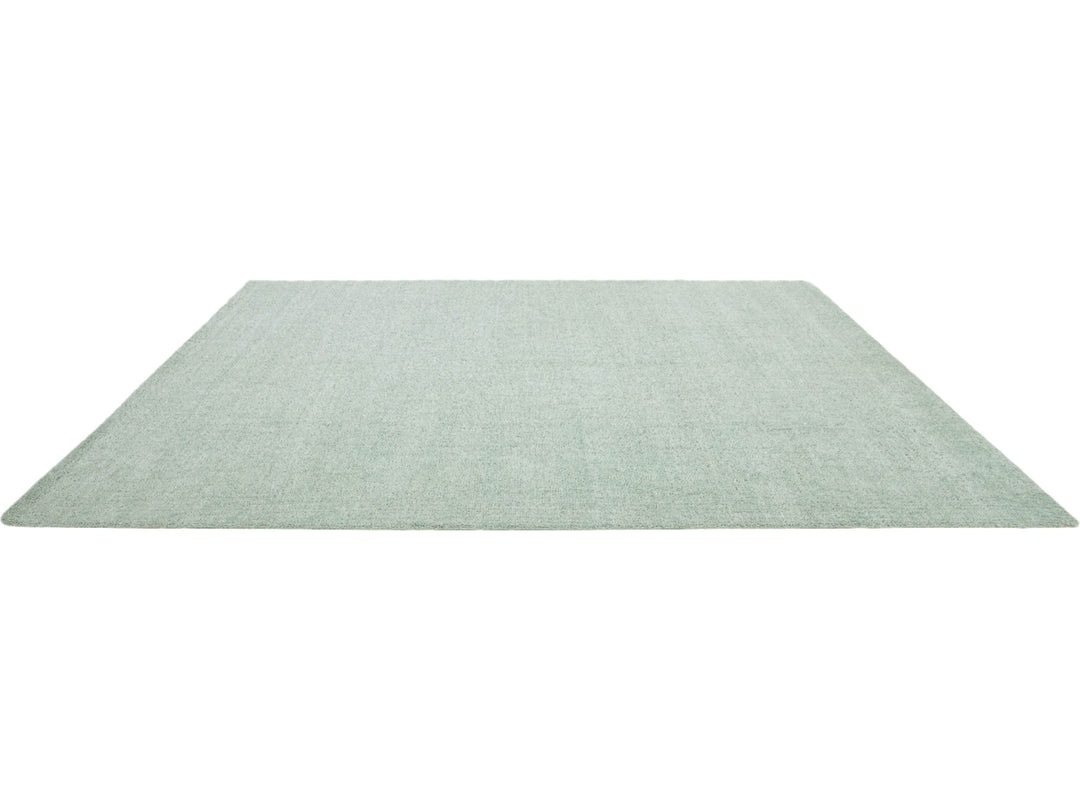 Modern Textured Wool Rug 9 X 12