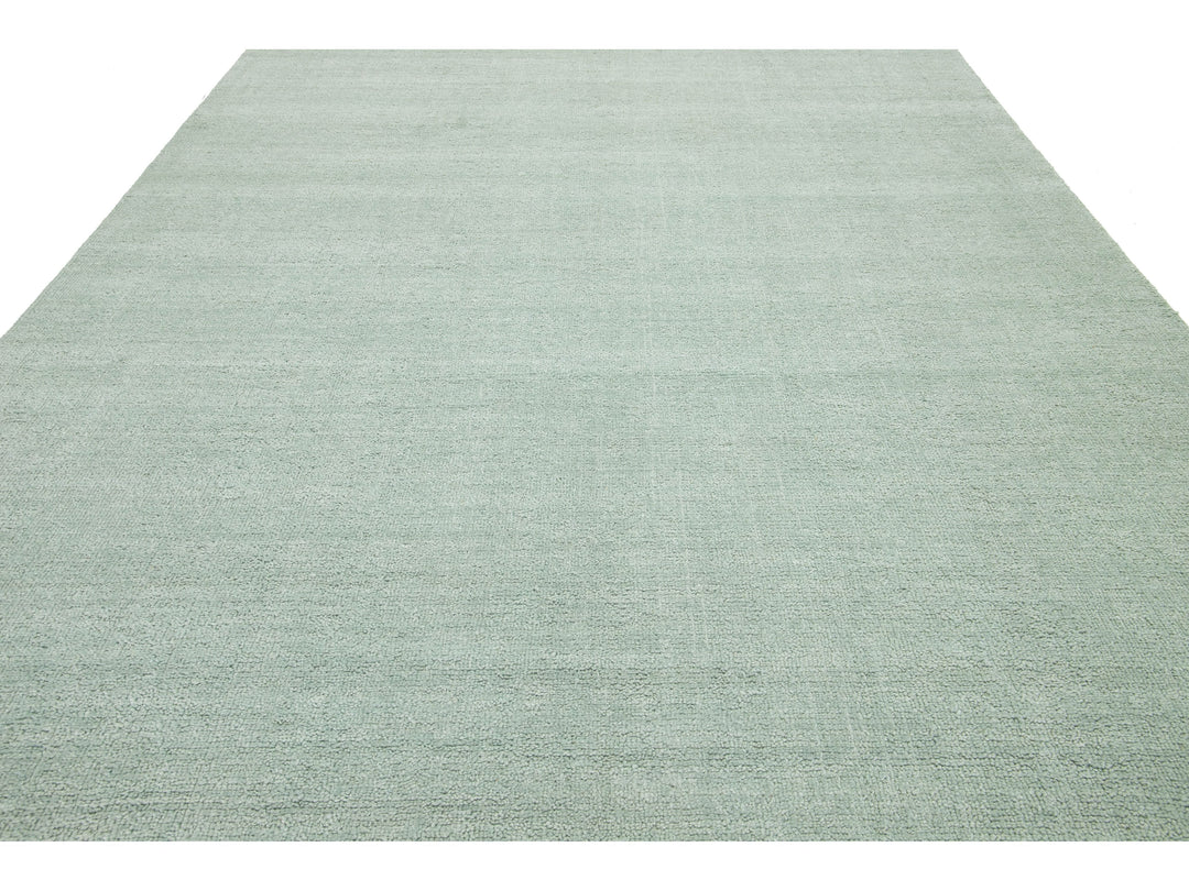 Modern Textured Wool Rug 9 X 12