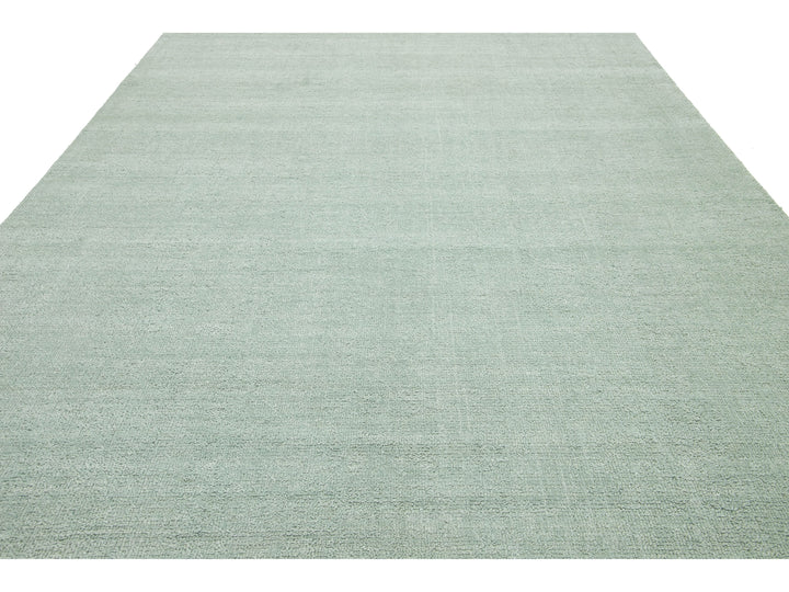 Modern Textured Wool Rug 9 X 12