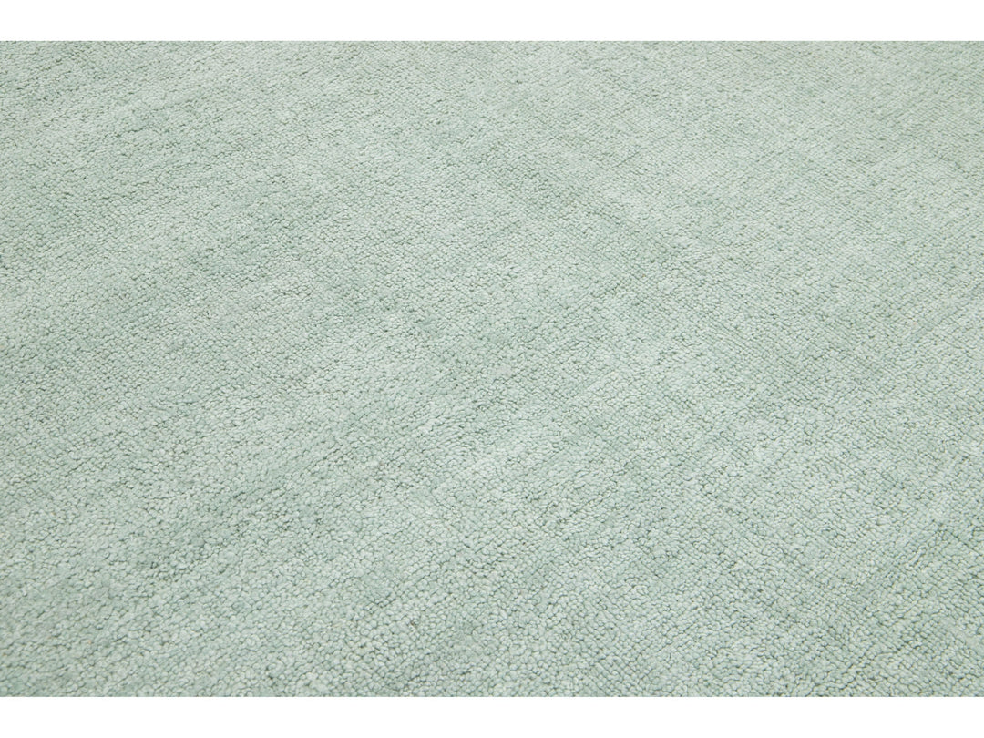 Modern Textured Wool Rug 9 X 12