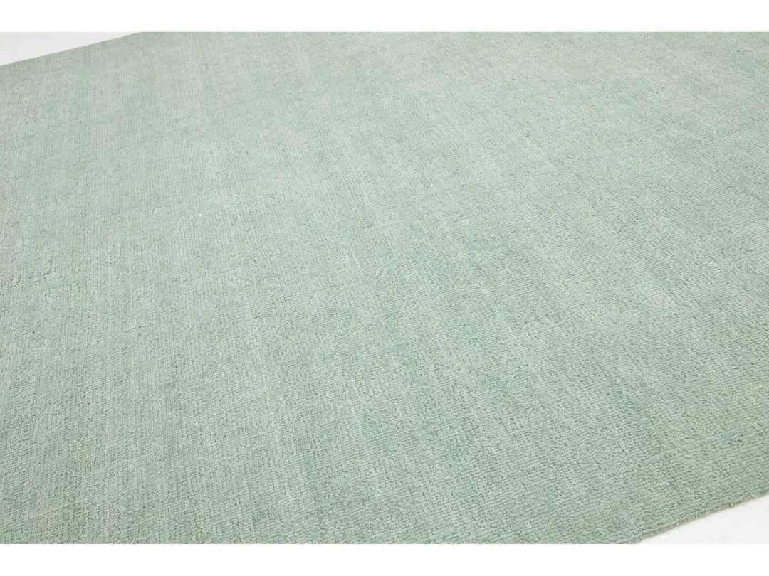 Modern Textured Wool Rug 10 X 14