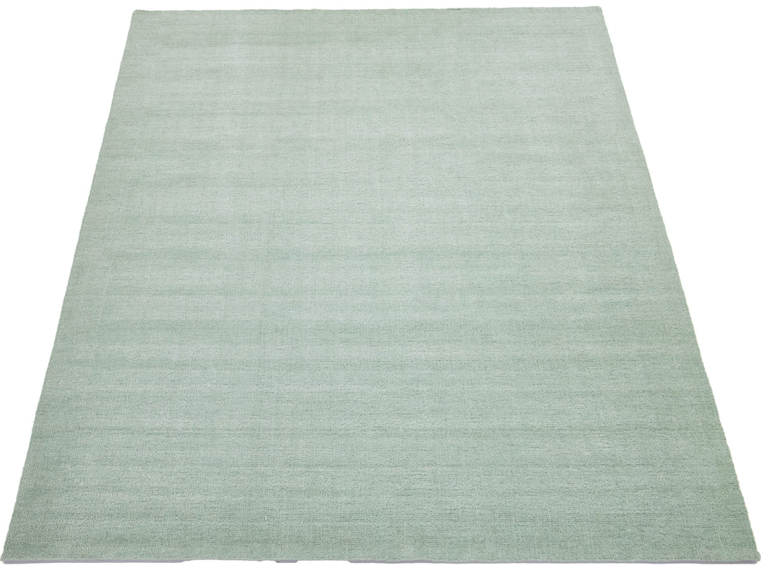 Modern Textured Wool Rug 10 X 14