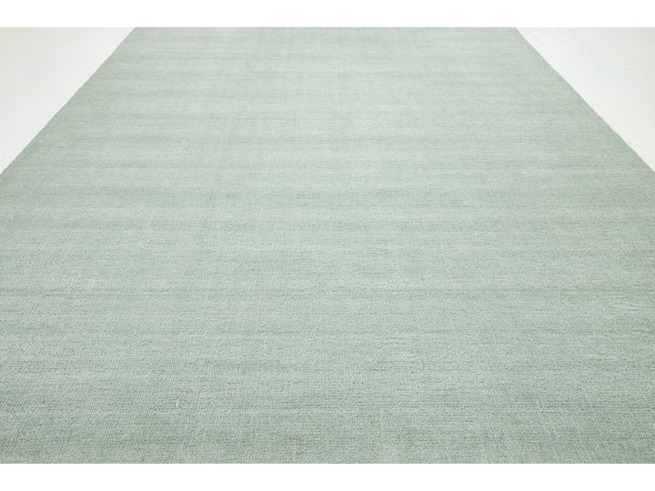 Modern Textured Wool Rug 10 X 14