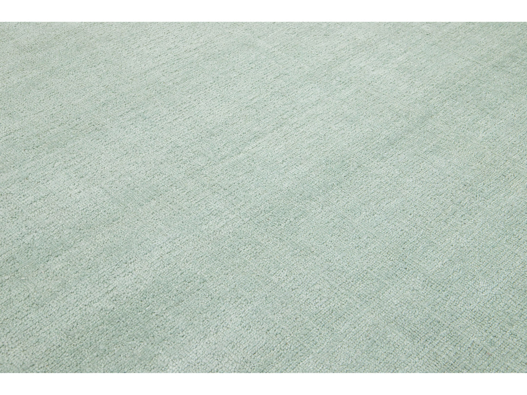 Modern Textured Wool Rug 10 X 14