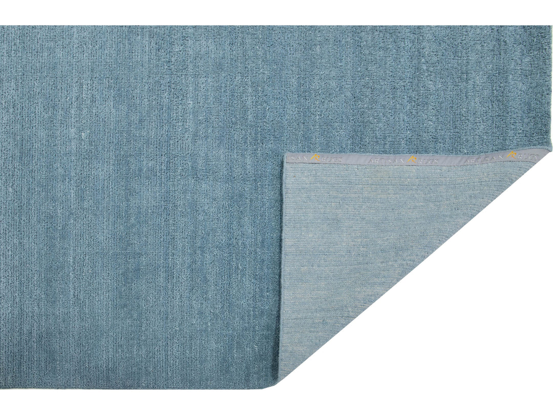 Contemporary Textured Wool Rug 9 X 12