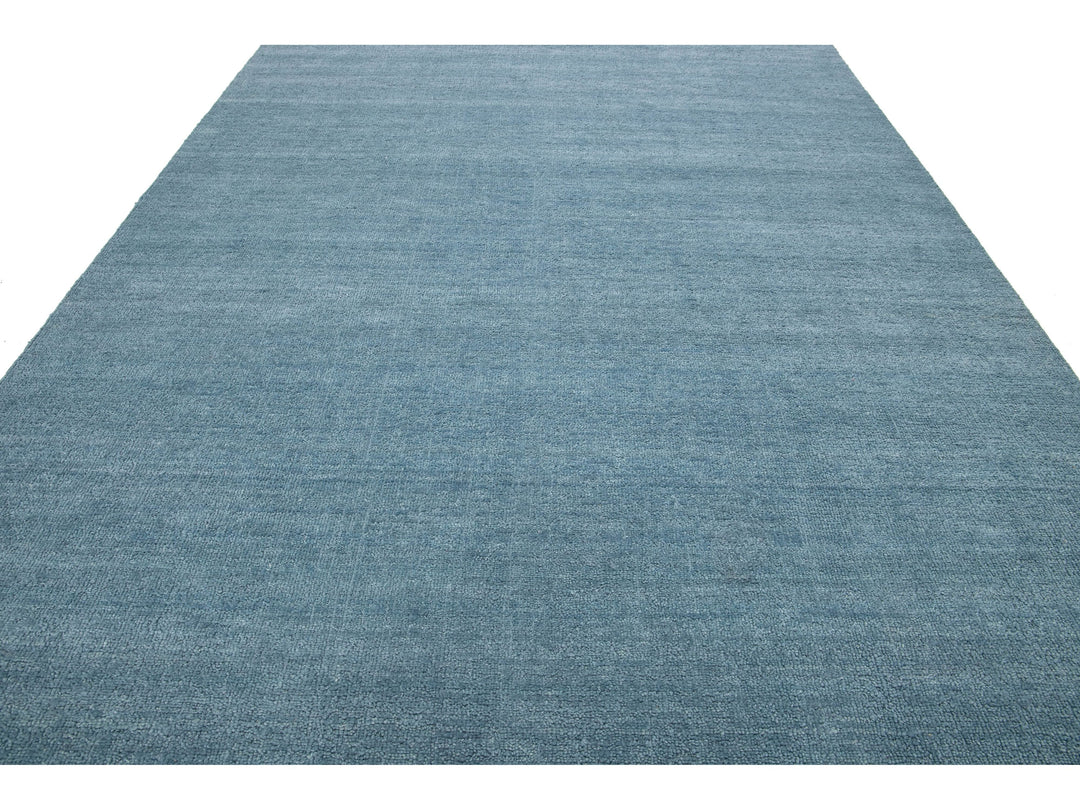 Contemporary Textured Wool Rug 9 X 12