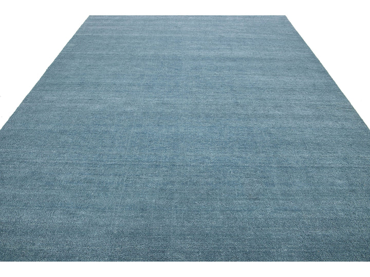 Contemporary Textured Wool Rug 9 X 12